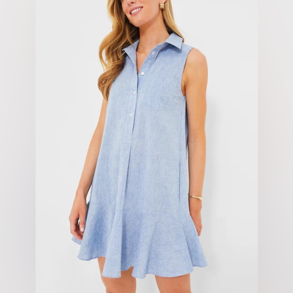 Tuckernuck - Chambray - Callahan Shirt Dress - S - NWT